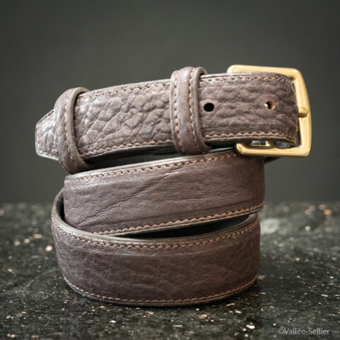 Ceinture Harnais 40 mm boucle No 7 Laiton doré.