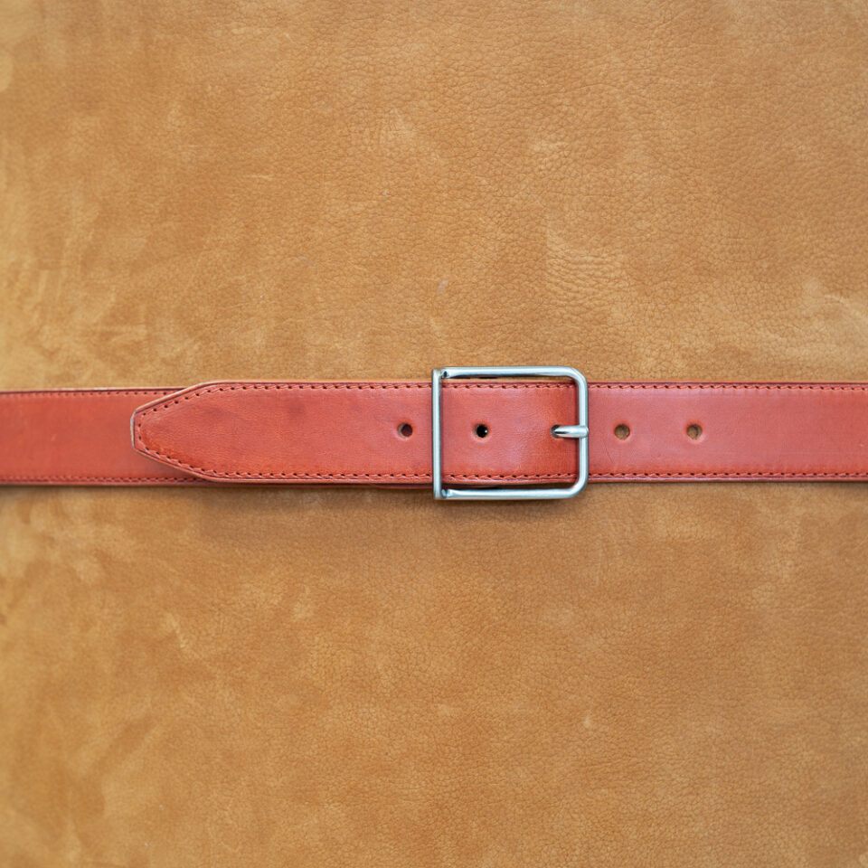 Ceinture 35 mm, No 01, Boucle laiton nickelé.