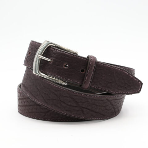 Ceinture Milord 40 mm en cuir de Taureau Lourd Ebène