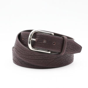 Ceinture Tilbury 40 mm en cuir de Taureau Lourd Ebène