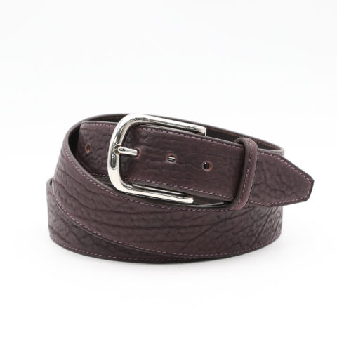 Ceinture Tilbury 40 mm en cuir de Taureau Lourd Ebène